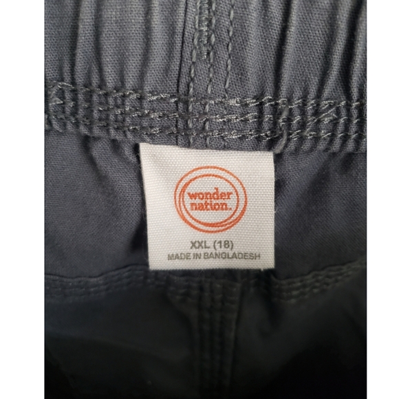 Wonder Nation Boys Flexible Drawstring Easy On Easy Off Shorts - Picture 4 of 4